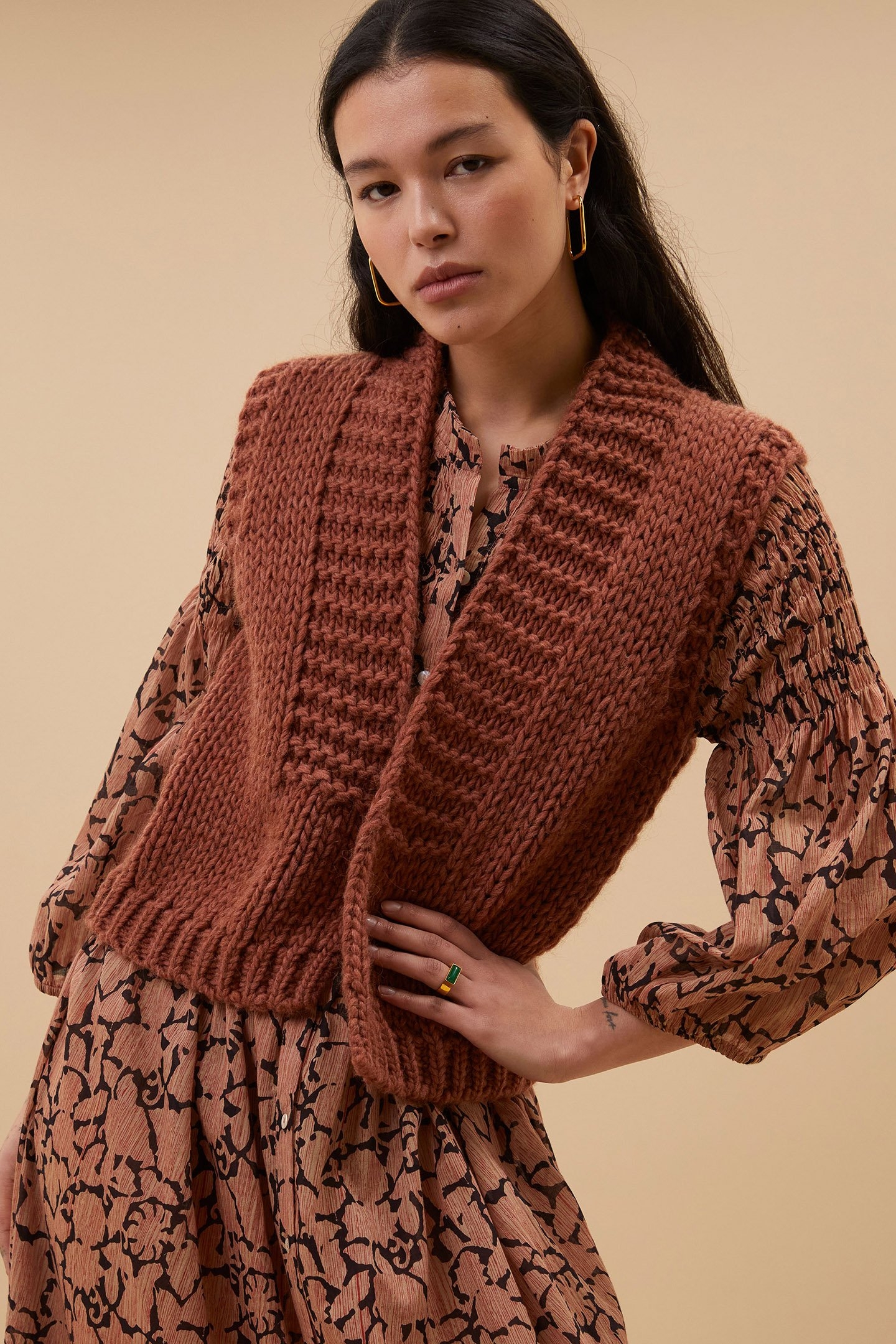 LEVI GILET CAFE NOIR 1