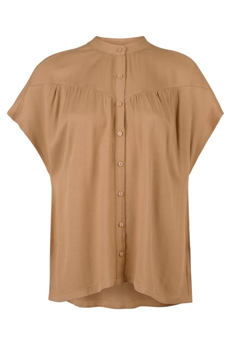 LA-JACCY BUTTON TOP BROWN 3