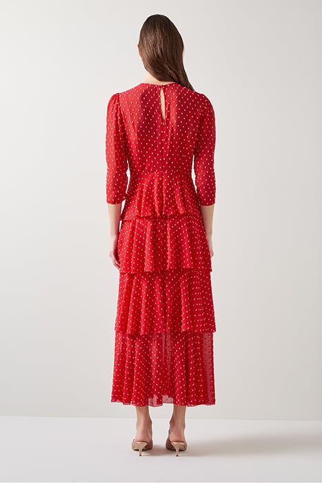 POPPY TIERED MIDI DRESS MULTICOLOR 2