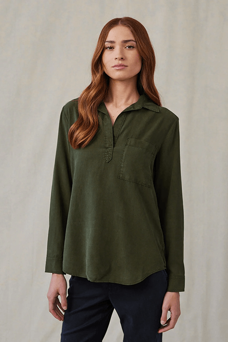 LONG SLEEVE PULLOVER TUNIC ITALIAN HERB 1