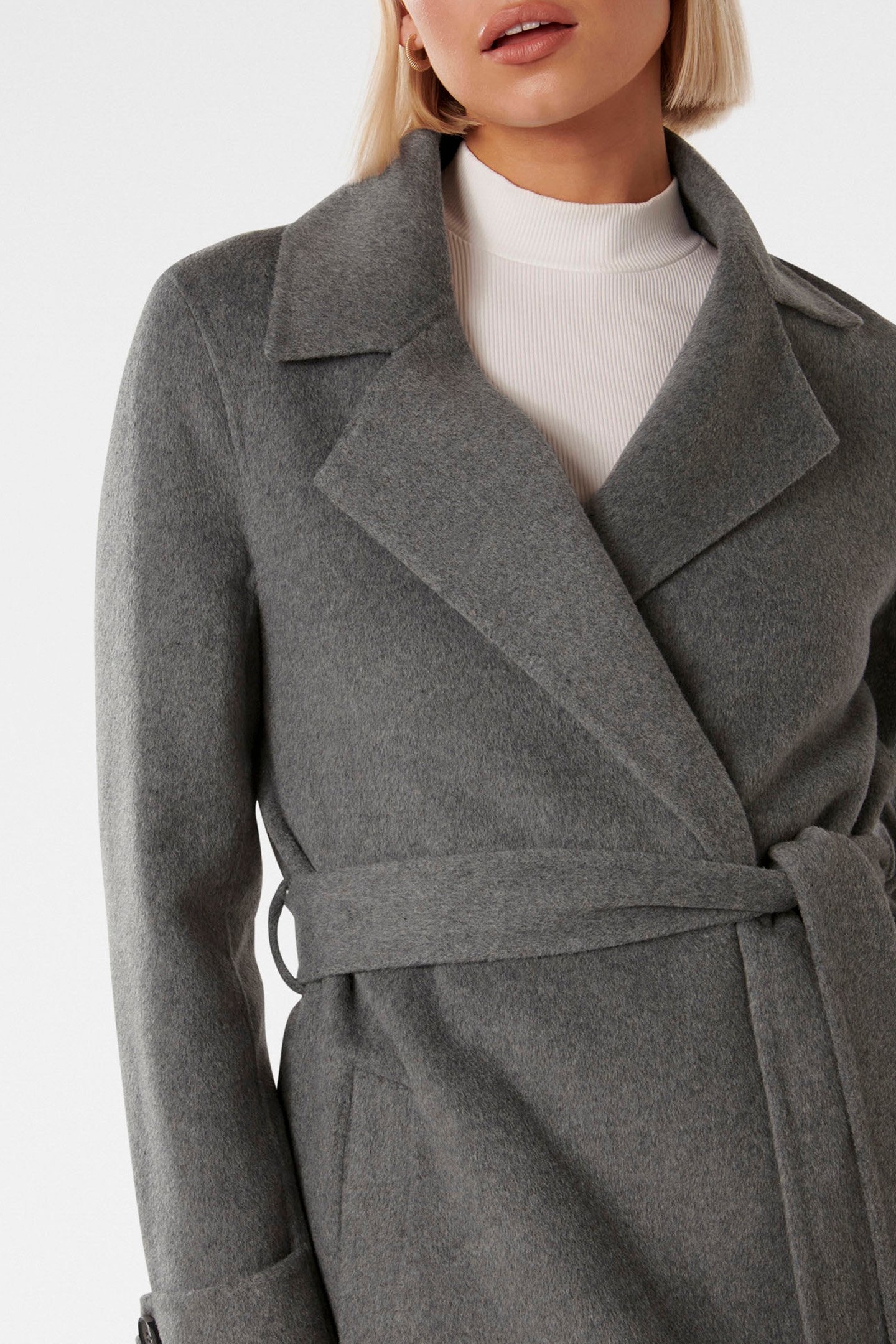 EVE FELLED COAT DEEP CHARCOAL 5