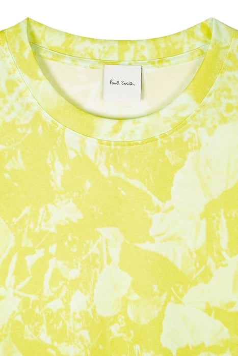 WOMENS PRINTED TOP LEMON YELLOW 5