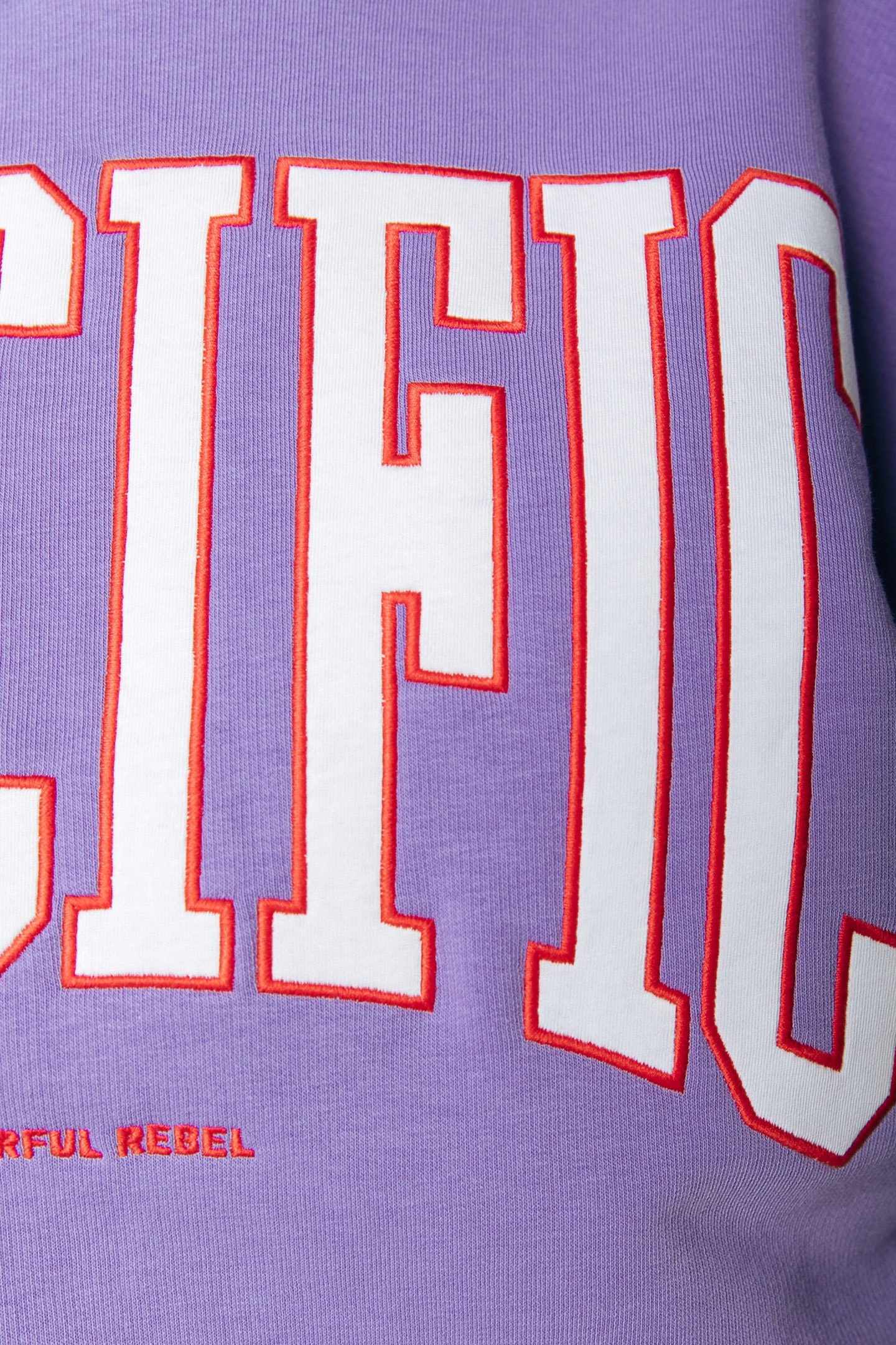 PACIFIC PATCH CROPPED SWEAT LILAC 6
