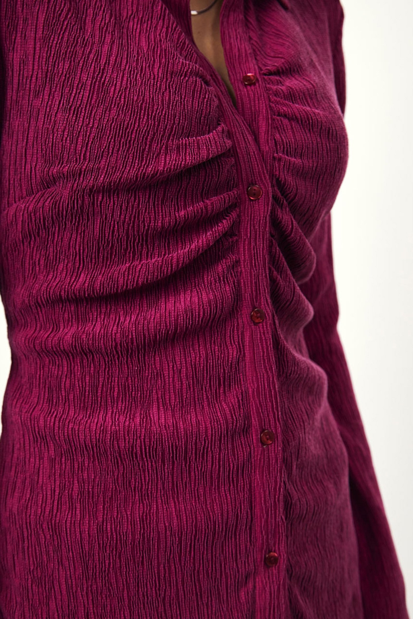 CANDICE PLISSÉ SHIRT MULBERRY 5