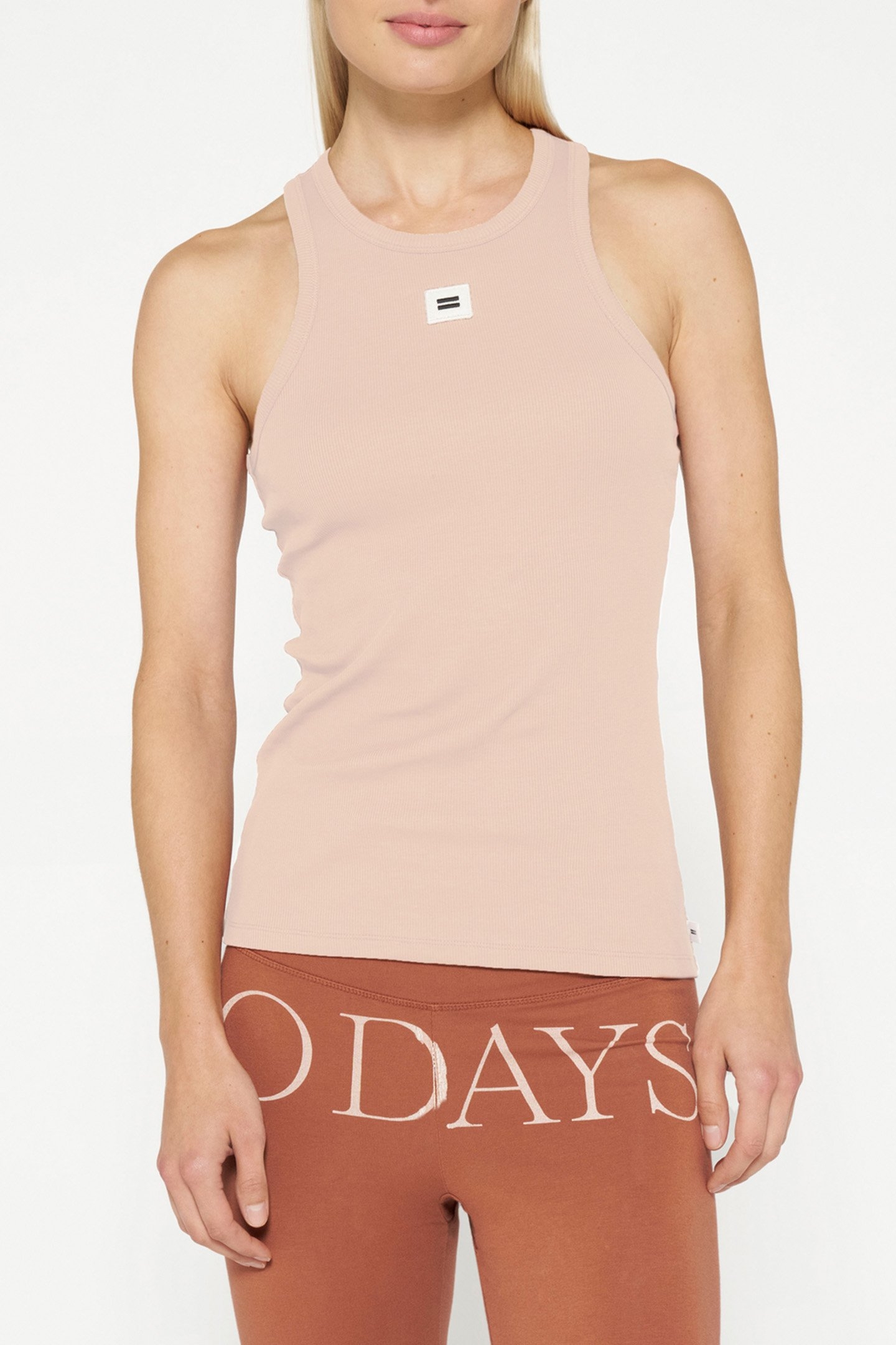 TANK TOP RIB SEPIA SAND 1