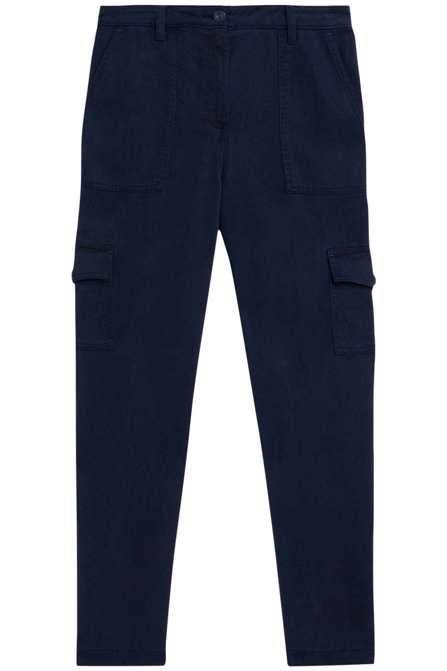 ARLO TENCEL CARGO TROUSER DARK NAVY 3