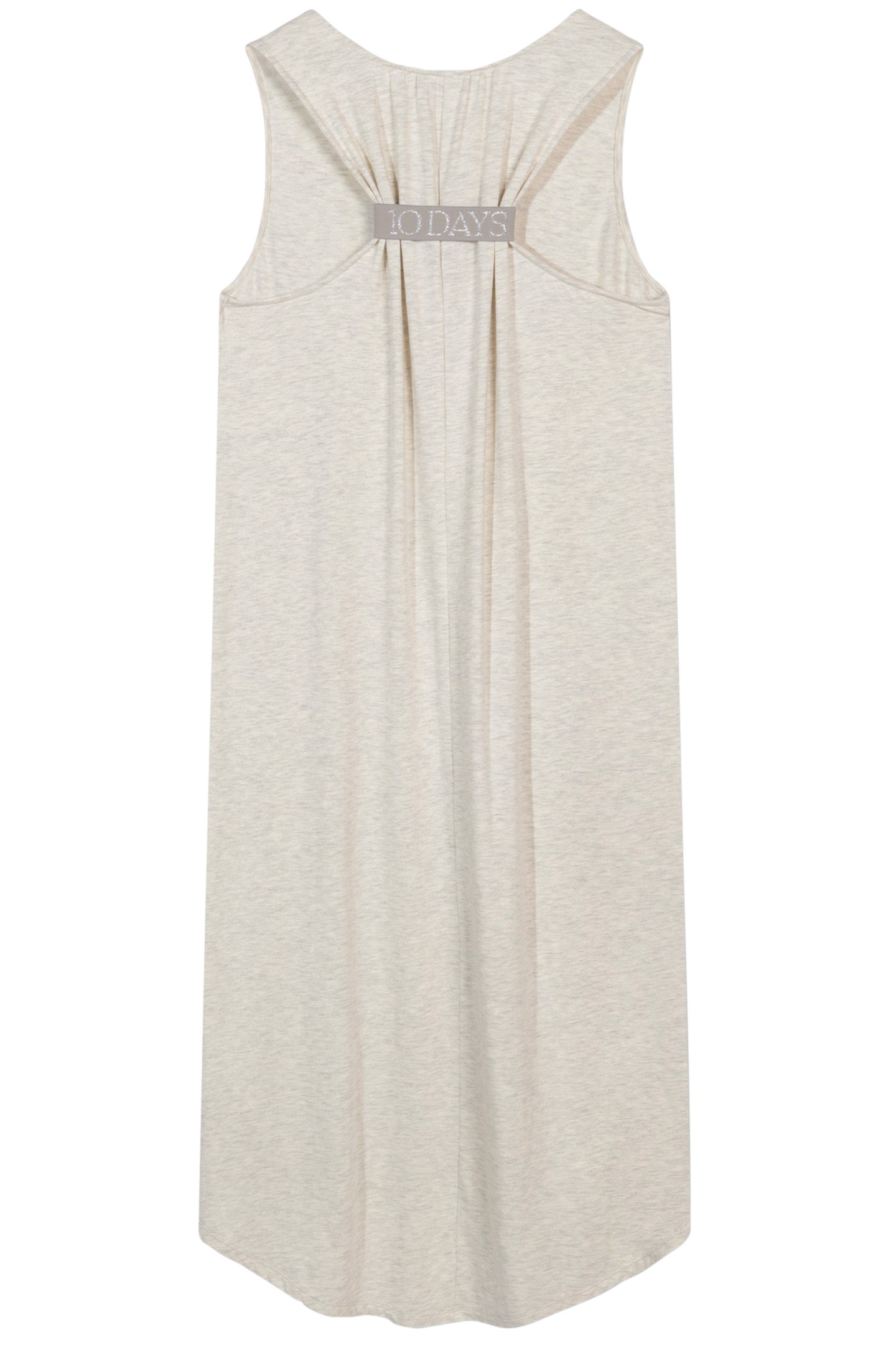 SOFT CINCH BACK DRESS SOFT WHITE MELEE 4