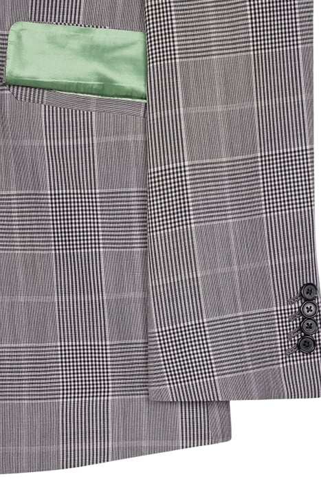 MENS 1 BUTTON JACKET GREY 8