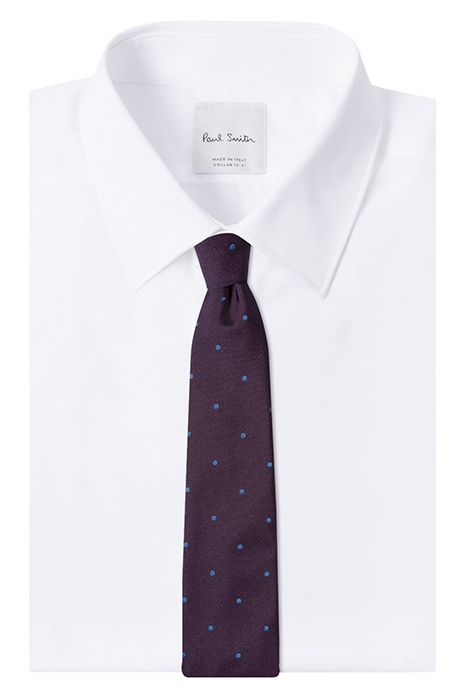 TIE CLASSIC 8CM AUBERGINE 4