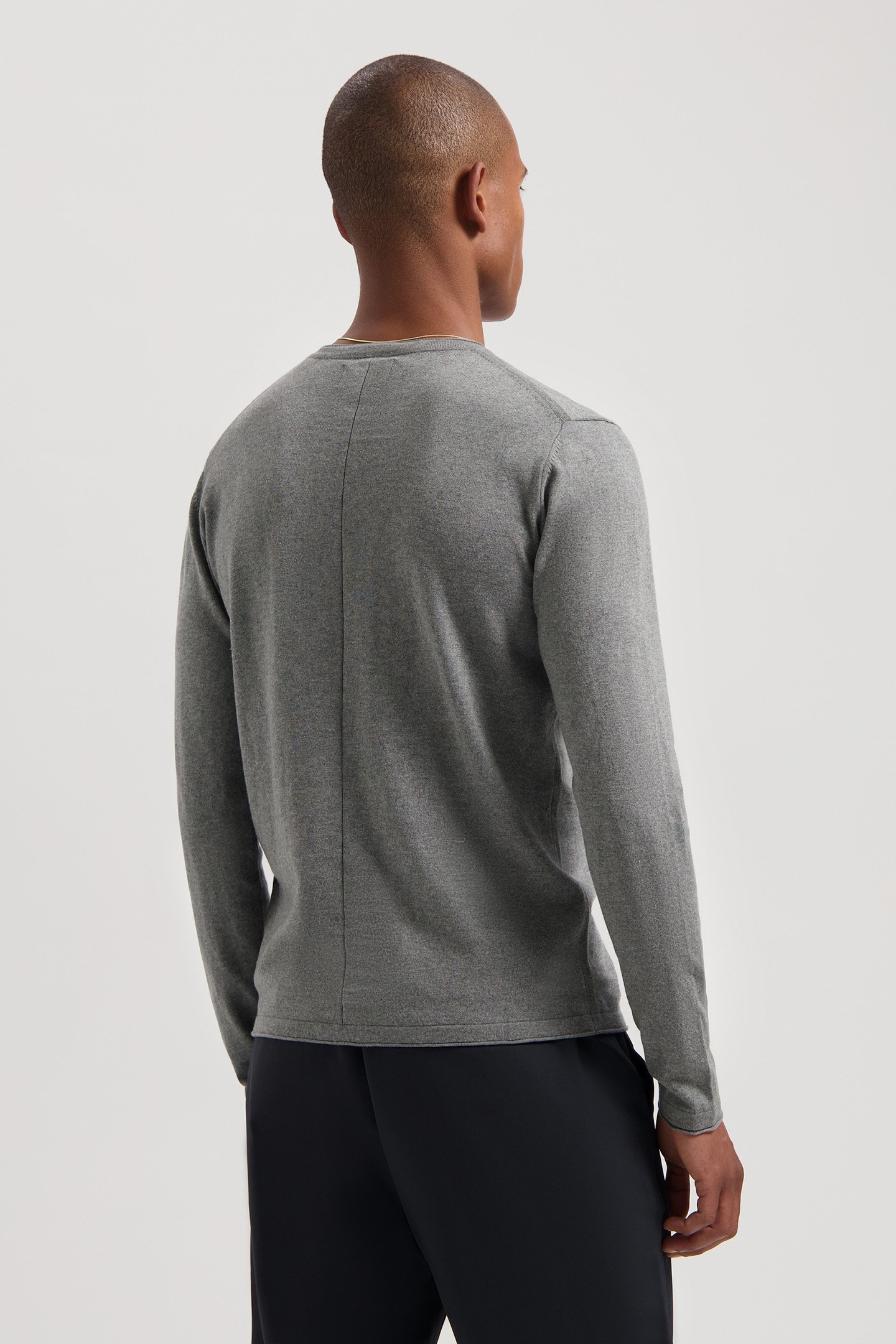 DS_GAGE CREWNECK GREY MELANGE 2