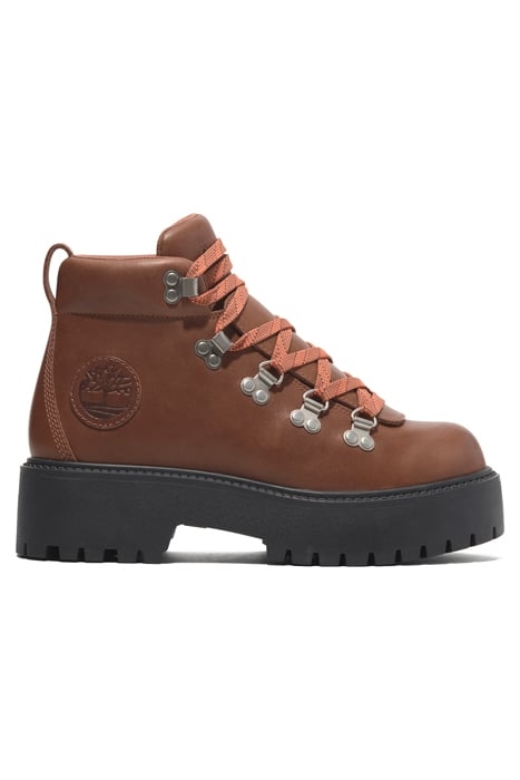 STONE STREET MID LACE UP BOOT RUST FULL GRAIN 1