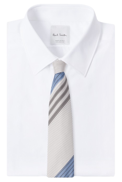MEN TIE CLASSIC WHITE 3