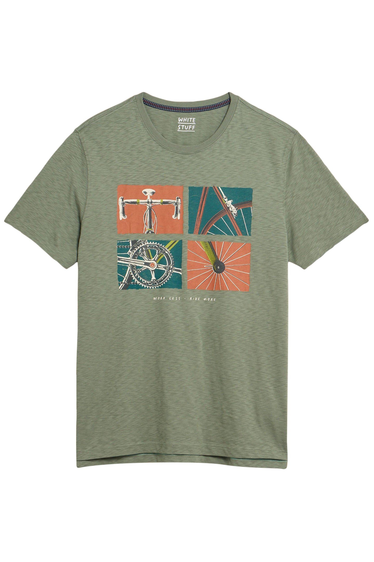 RIDE GRAPHIC TEE GREEN PRINT 3