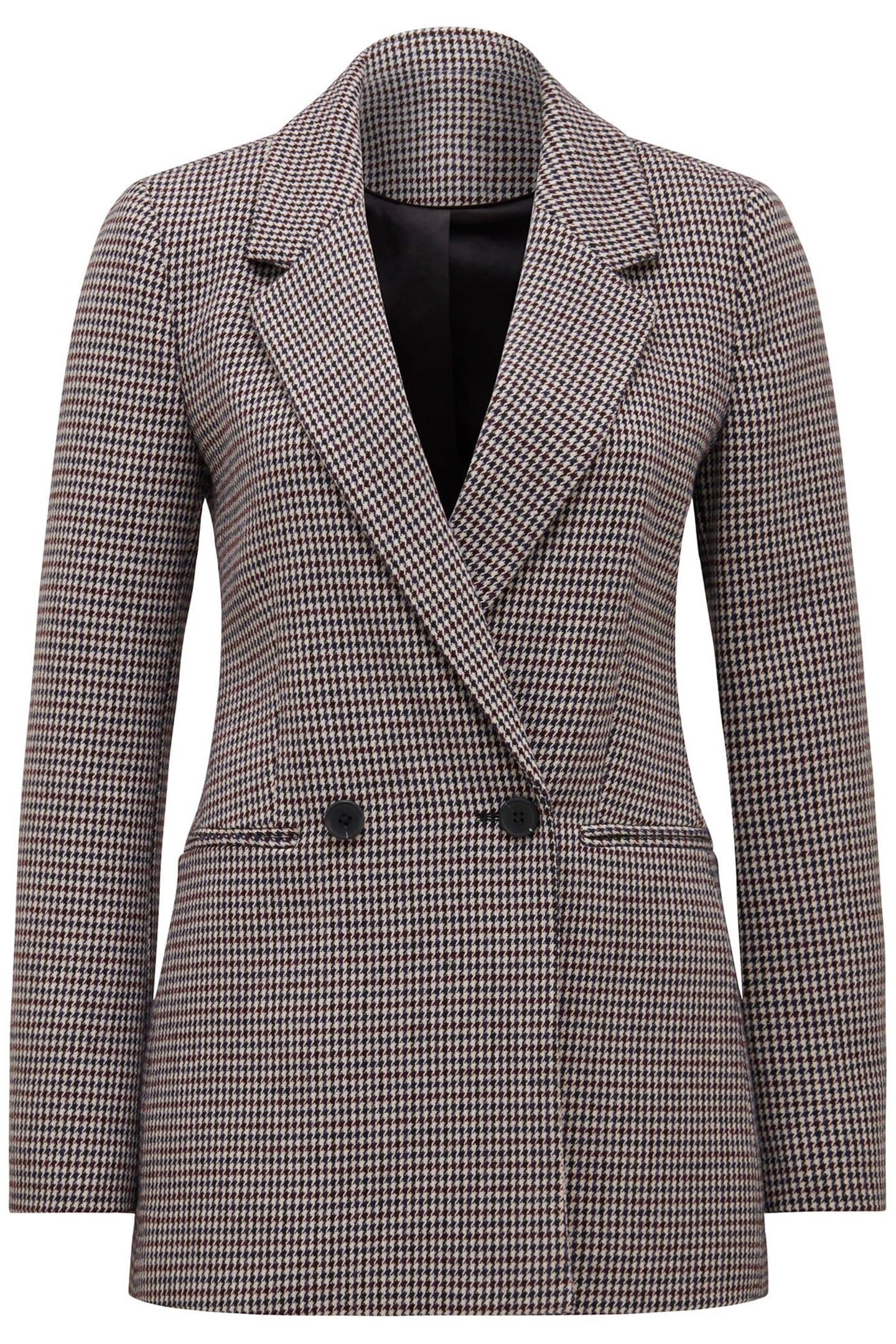 KATE DOUBLE BREASTED BLAZER NAVY/RED CHECK SUIT 4