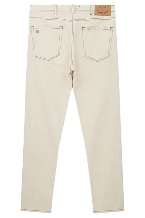 MENS TAPERED FIT JEAN OFF WHITE 2