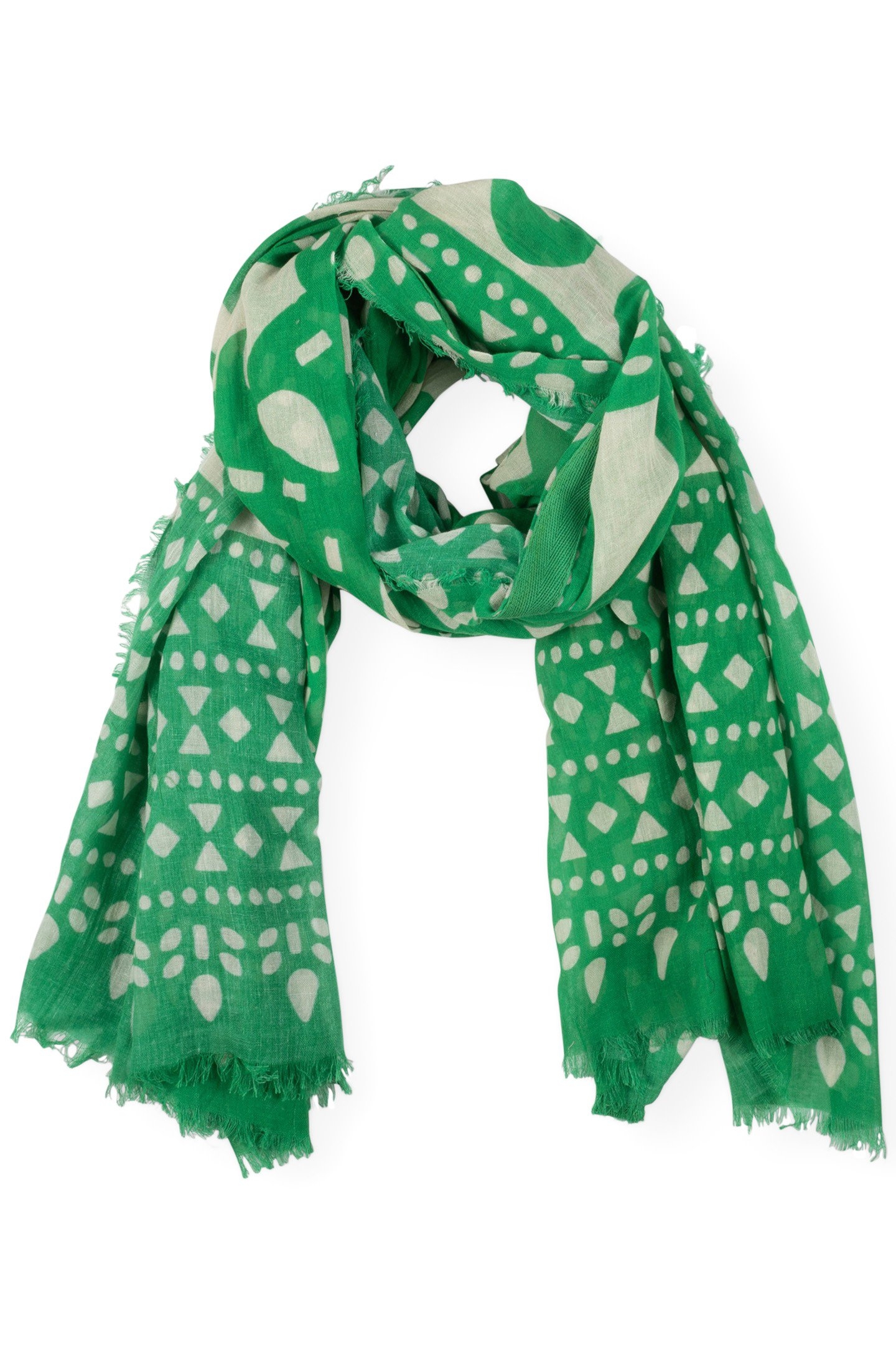 SCARF BATIK APPLE GREEN 1
