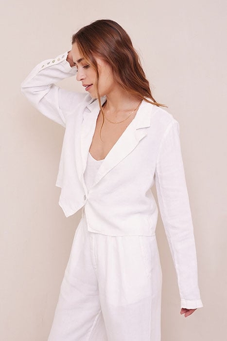 CROPPED BLAZER WHITE 1