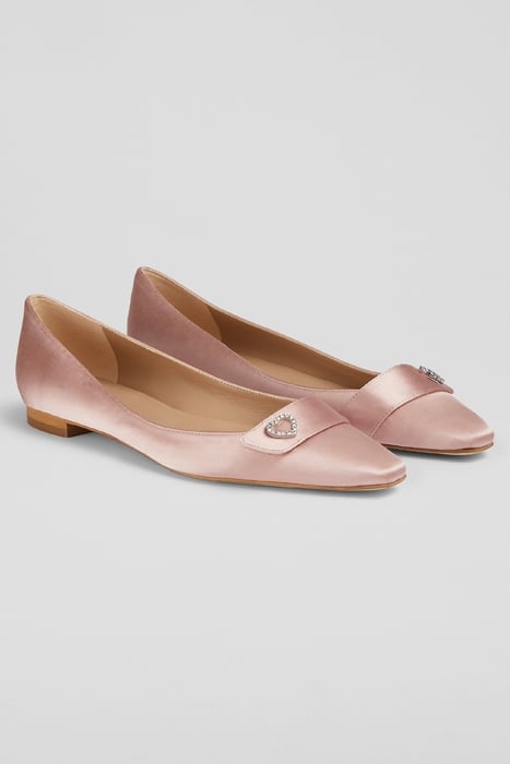 AMORE HEART BALLERINA SHOES BLUSH 2