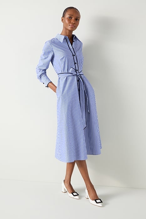 LUCAN SHIRT SHIRT DRESS BLUE/WHITE 4
