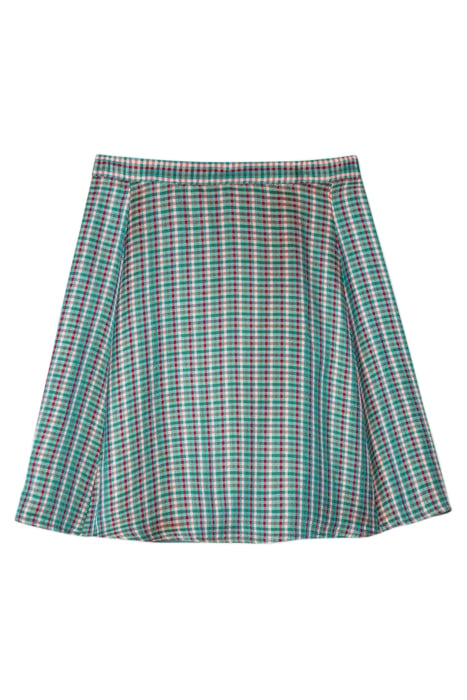 WOMENS SKIRT PETROL GREEN 4