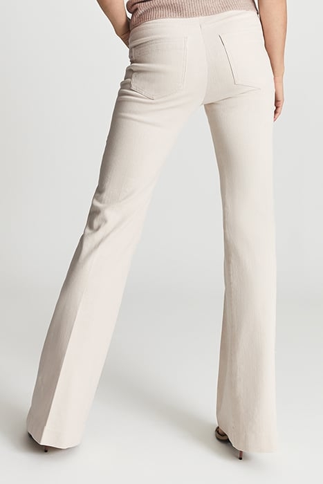 FLORENCE-FLARE TROUSER CREAM 1