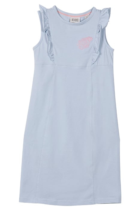 GIRL S&S TENNIS GROUP CTN/SPANDEX DRESS LT BLUE/PASTEL 1