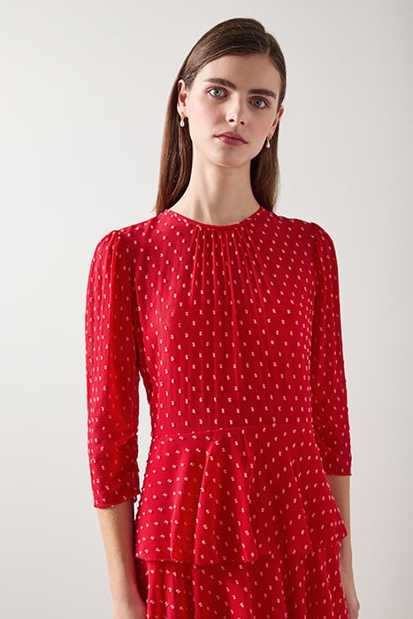 POPPY TIERED MIDI DRESS MULTICOLOR 3