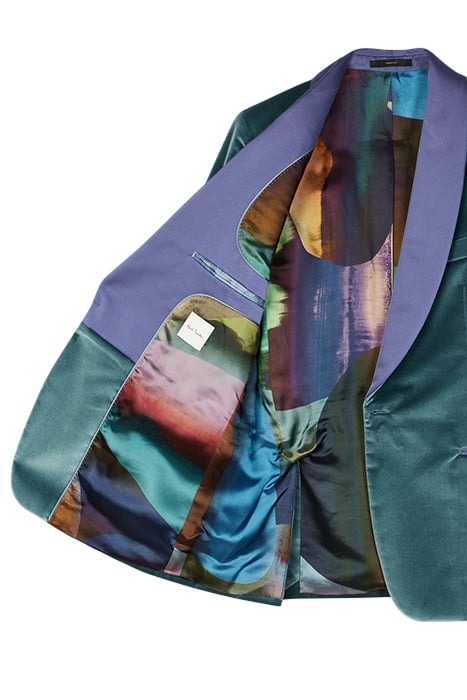 MENS 2BTN JACKET GREYISH BLUE 2