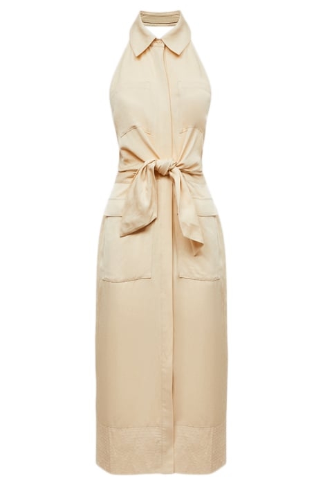 CAMILLA-LINEN HALTER MIDI NEUTRAL 6