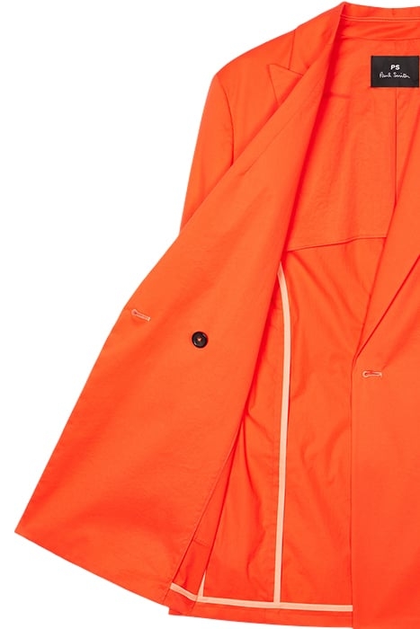 WOMENS BUGGY LINED JACKET CORAL RED 4