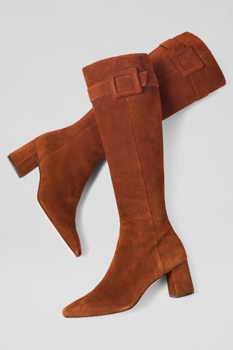 CARLOTTA COVERED BOOTS TAN 3