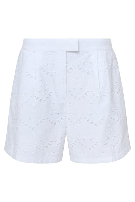 BRODERIE SHORTS LINEN WHITE/MULTI 1