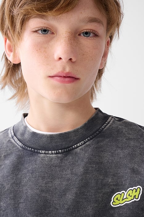 BAM-SBACID WASHED SWEAT GREY 6