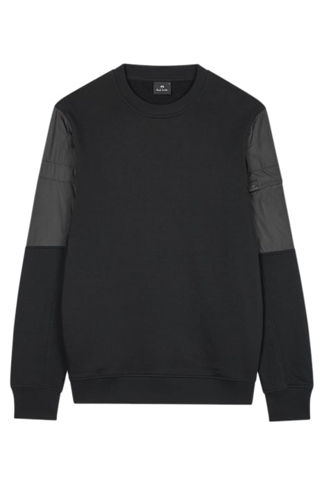 MENS REG FIT SWEATSHIRT BLACK 1