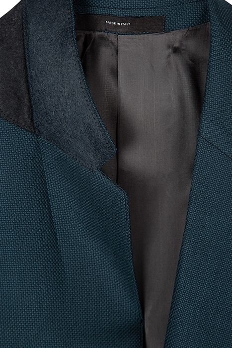 GENTS SLIM FIT 2 BTN JACKET BOTTLE GREEN 8