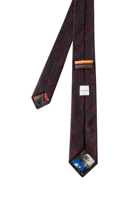 TIE 6CM NARROW BURGUNDY/ BORDE 3