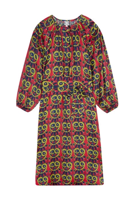 FLORA ROBE POLYESTER MASCARADE RED 1