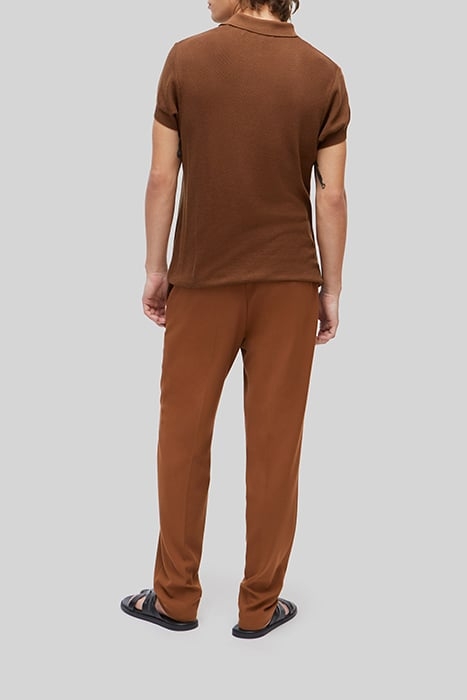PURE EDITION – AMBER OPENWORK KNIT POLO SHIRT 3
