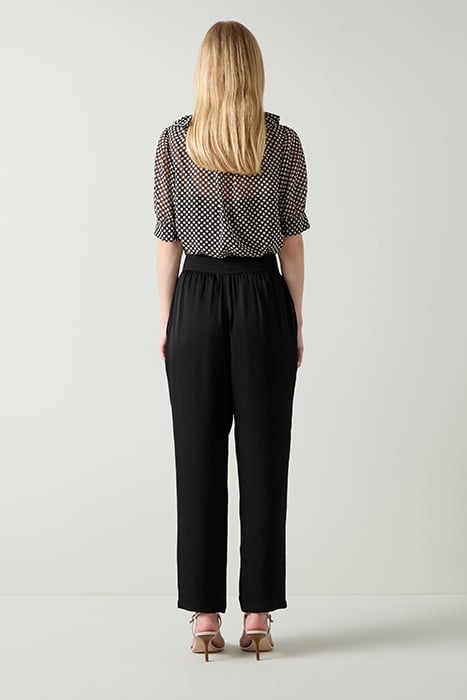 COCO TIE STRAIGHT JEANS BLACK 2