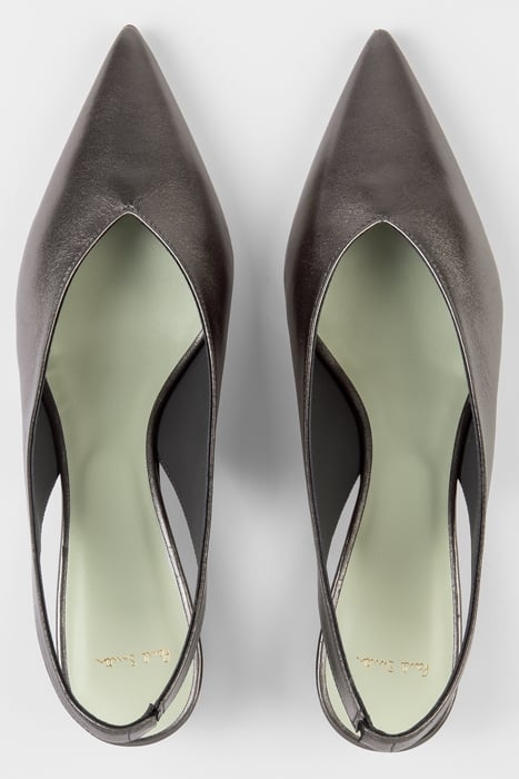 WOMENS SHOE ENID BLACK NICKEL BLACK NICKEL 4