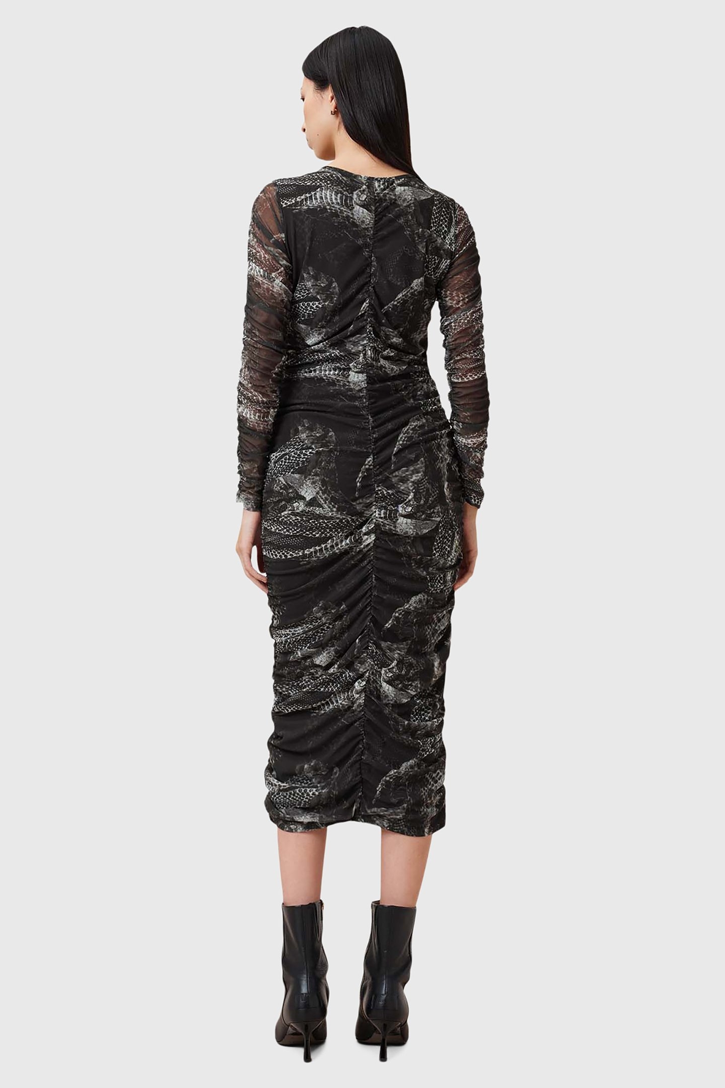 KEIKO MESH DRESS EVOLVE SLATE GREY 2