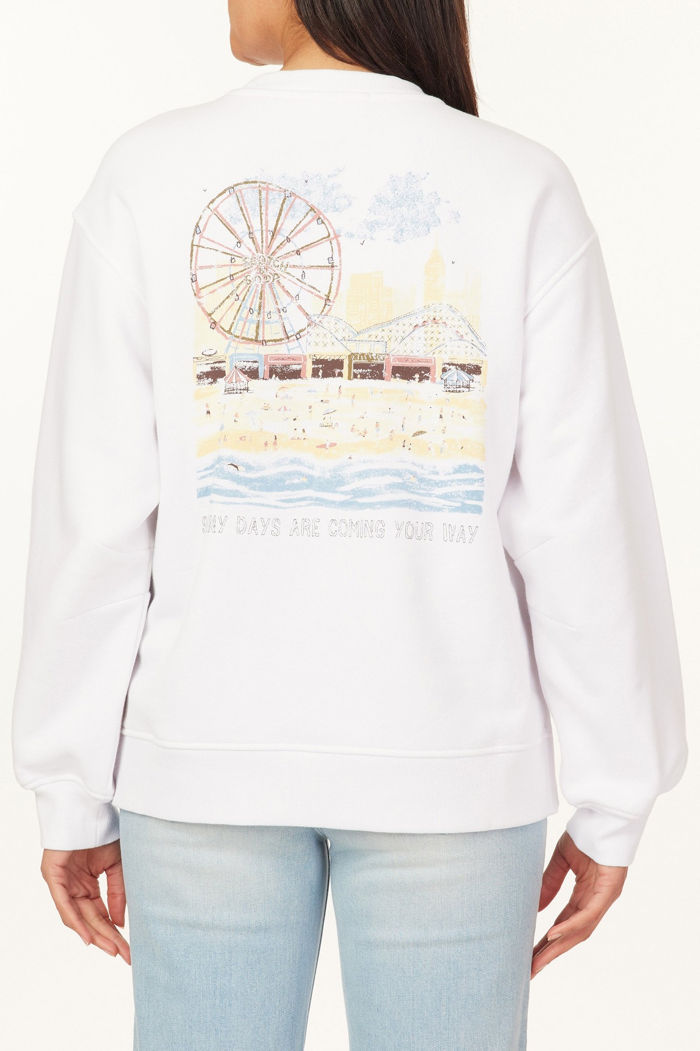SWEATSHIRT BRIGHT WHITE 2