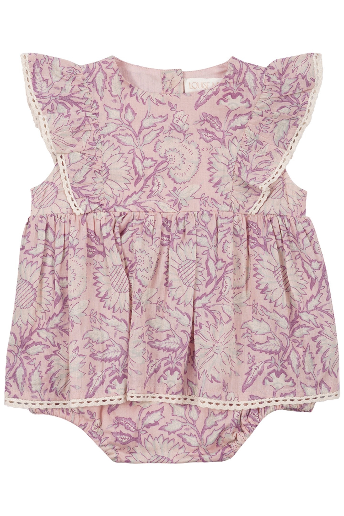 ROMPERS LENA PINK DAISY GARDEN 1