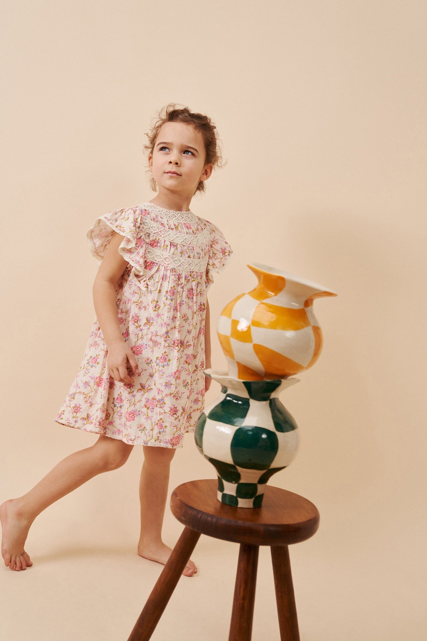 DRESS PSONIA CREAM BUCOLIA FIELDS 2