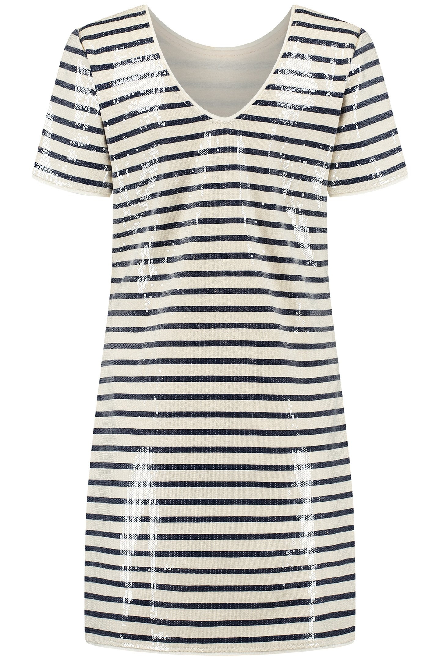 COLINE DRESS NAVY NIGHT/WHITE 3