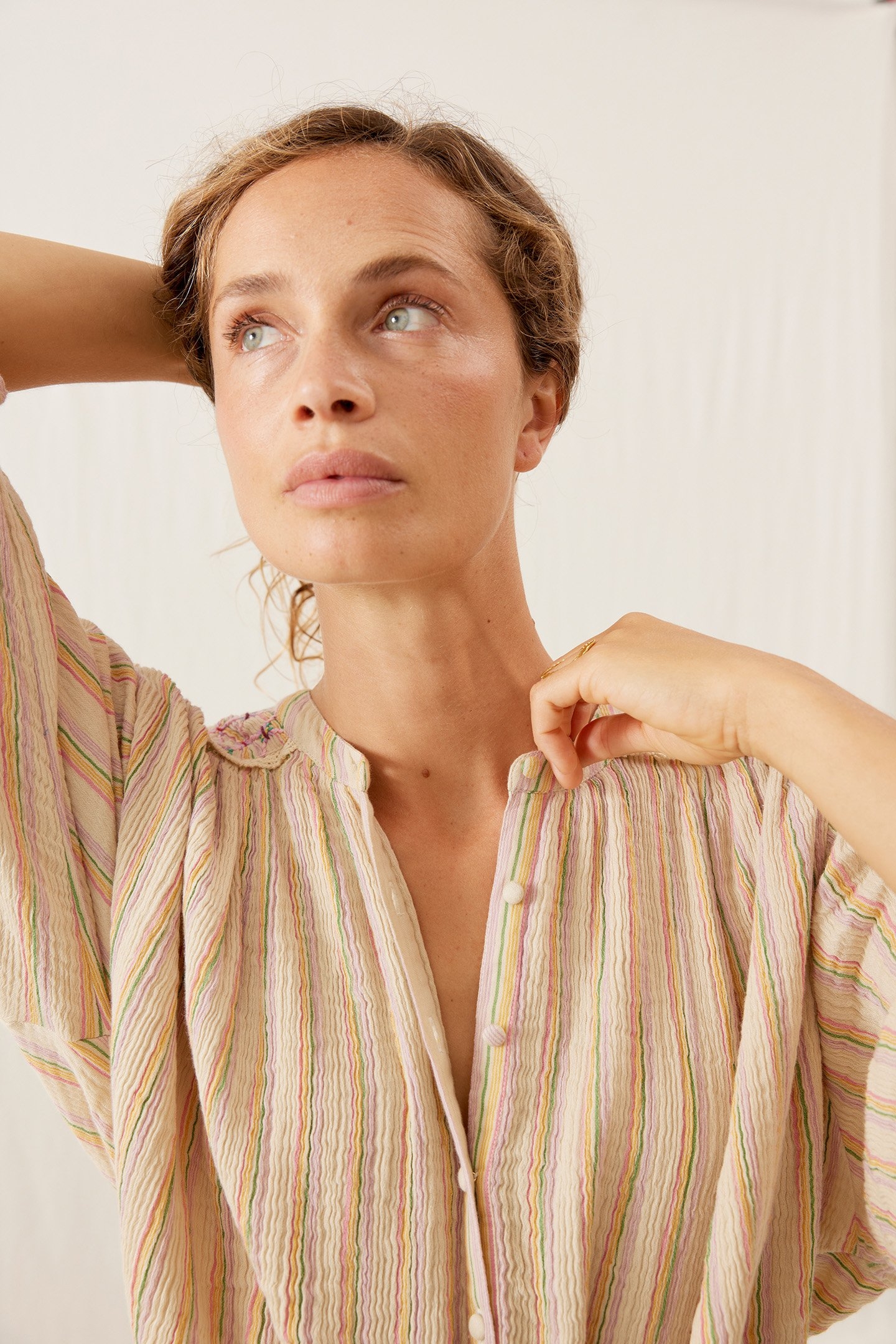 BLOUSE JEANNALI MULTICO RAINBOW LINE 3