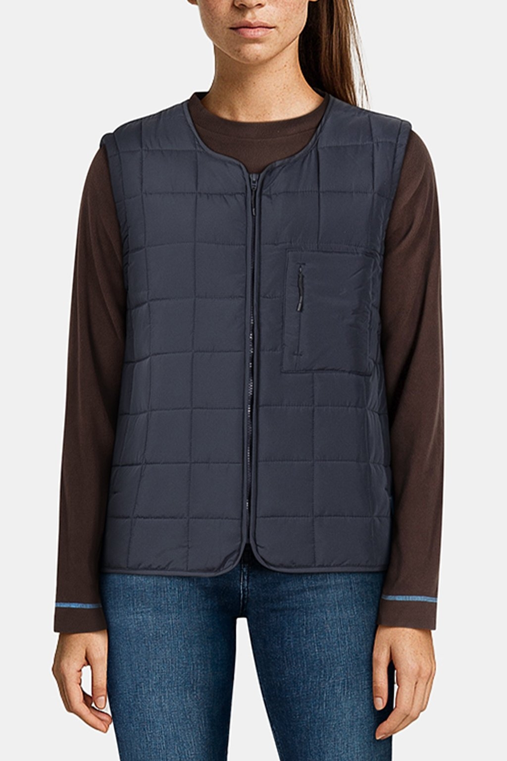 LINER VEST W1T1 NAVY UNISEX 2