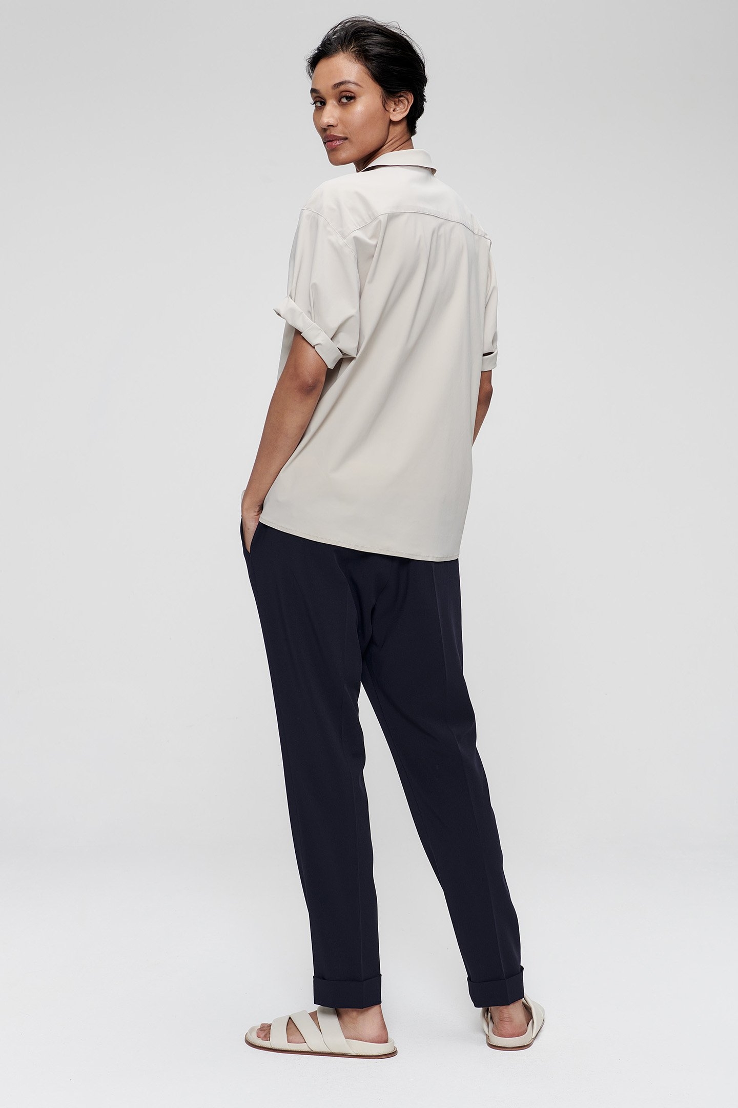 RELAXED CHINO PANTS INK BLUE 3