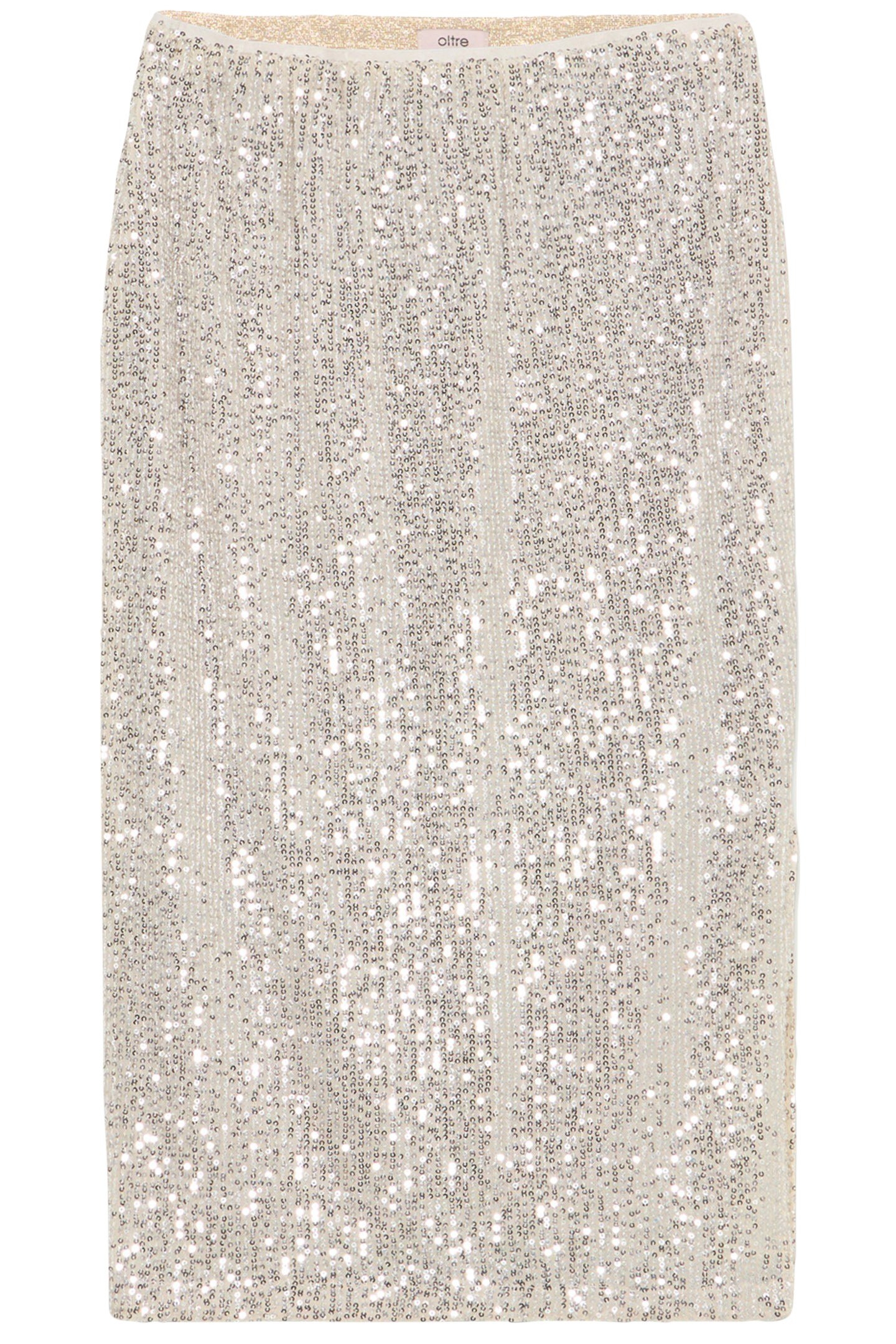 SEQUIN PENCIL SKIRT GREY 3