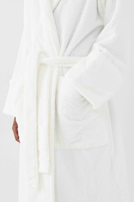 UNISEX HOODED BATHROBE SNOW WHITE 1